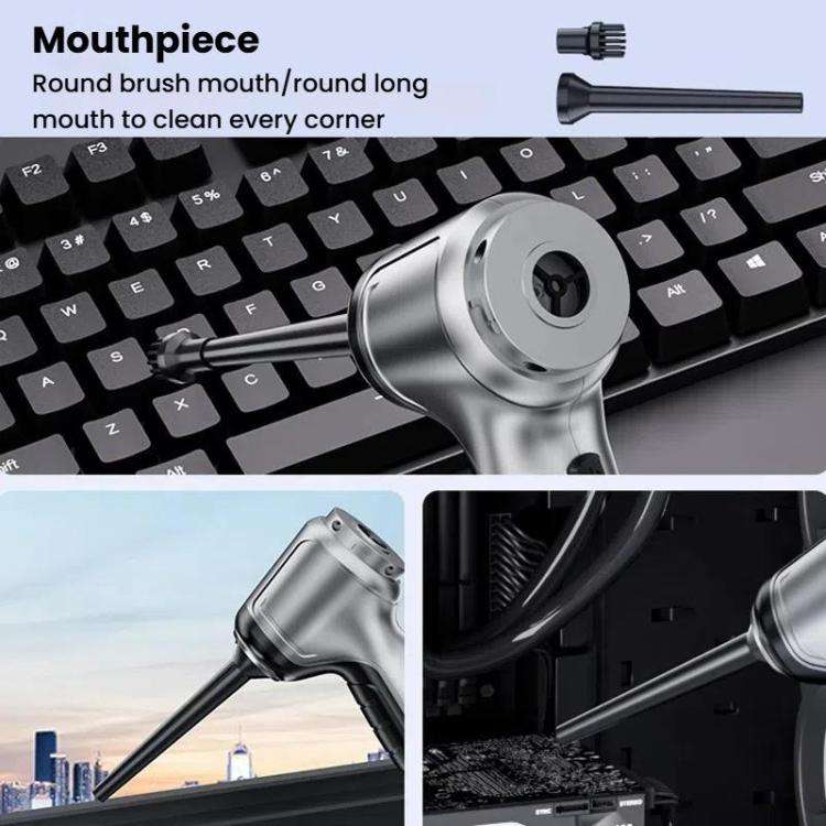 SUITU ST-6694 Pro Handheld Wireless Car Vacuum Cleaner Brushless High Suction Power(Silver Gray)