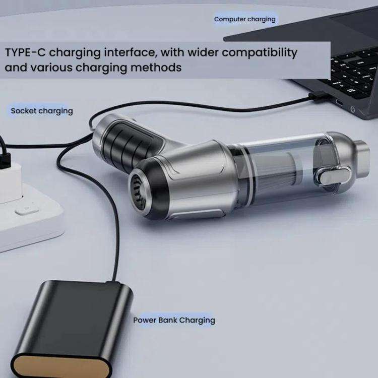 SUITU ST-6694 Pro Handheld Wireless Car Vacuum Cleaner Brushless High Suction Power(Silver Gray)