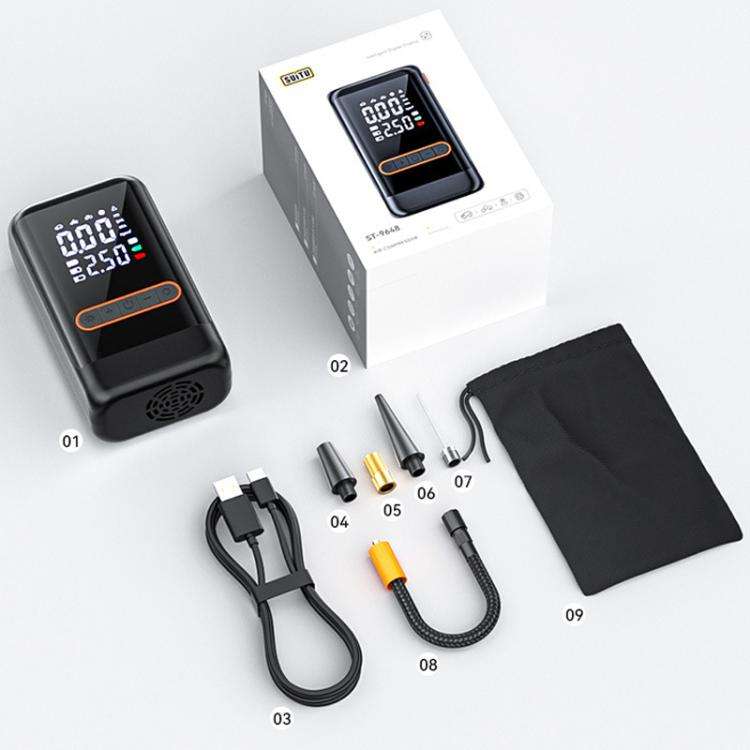 SUITU ST-9648B Portable Wireless Digital Display Car Automatic Air Pump