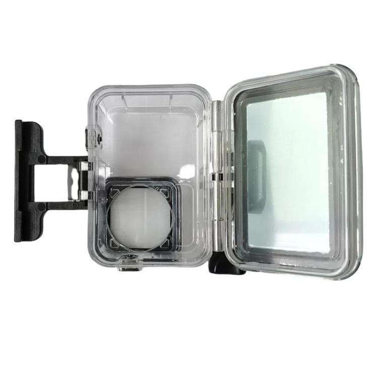 For DJI Osmo Action 3/4/5 Waterproof Case 5m Underwater Touchscreen Dive Housin(Transparent)