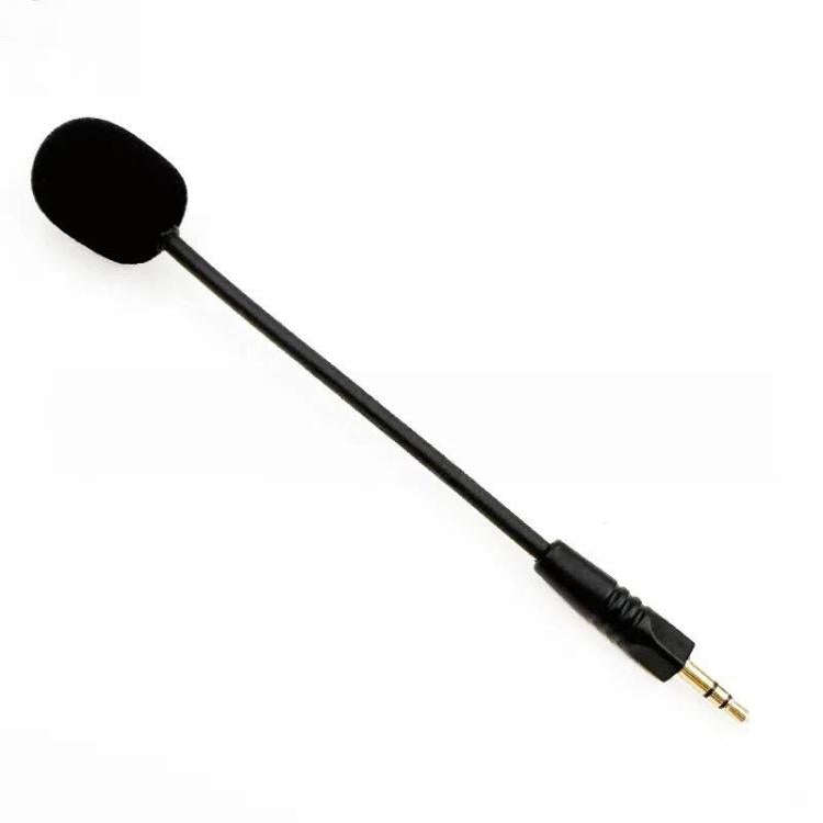 For Havit H2002D Headset Replacement Microphone 3.5mm TRS Boom Mic(4.0x160mm)