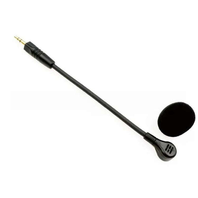 For Havit H2002D Headset Replacement Microphone 3.5mm TRS Boom Mic(4.0x160mm)
