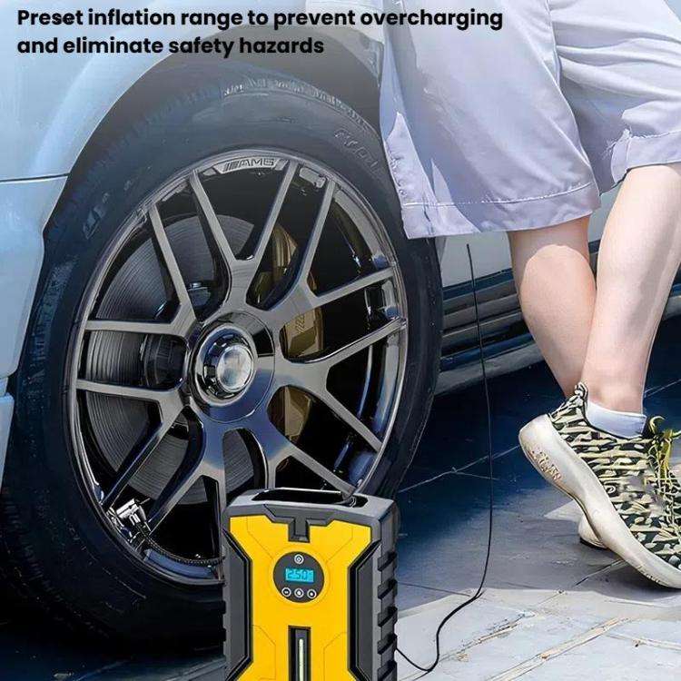 SUITU ST-929ASX 19-cylinder Wired Digital Display Car Air Pump Portable High-Pressure Automatic A...