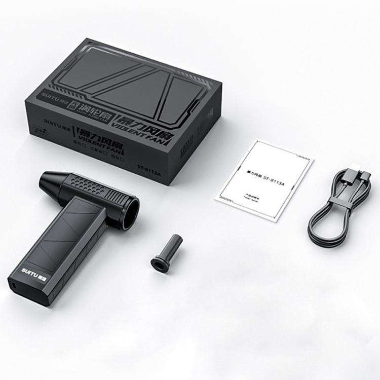 SUITU ST-8113 Outdoor Turbine Fan Home Lithium-ion Dust Blower Handheld Hair Dryer, Style: Blower...