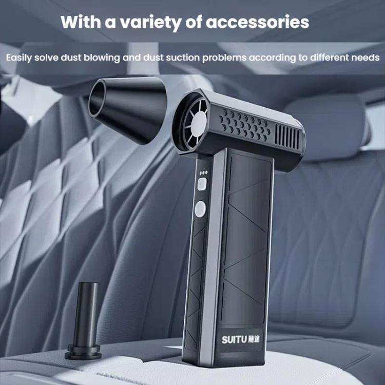 SUITU ST-8113 Outdoor Turbine Fan Home Lithium-ion Dust Blower Handheld Hair Dryer, Style: Blower...