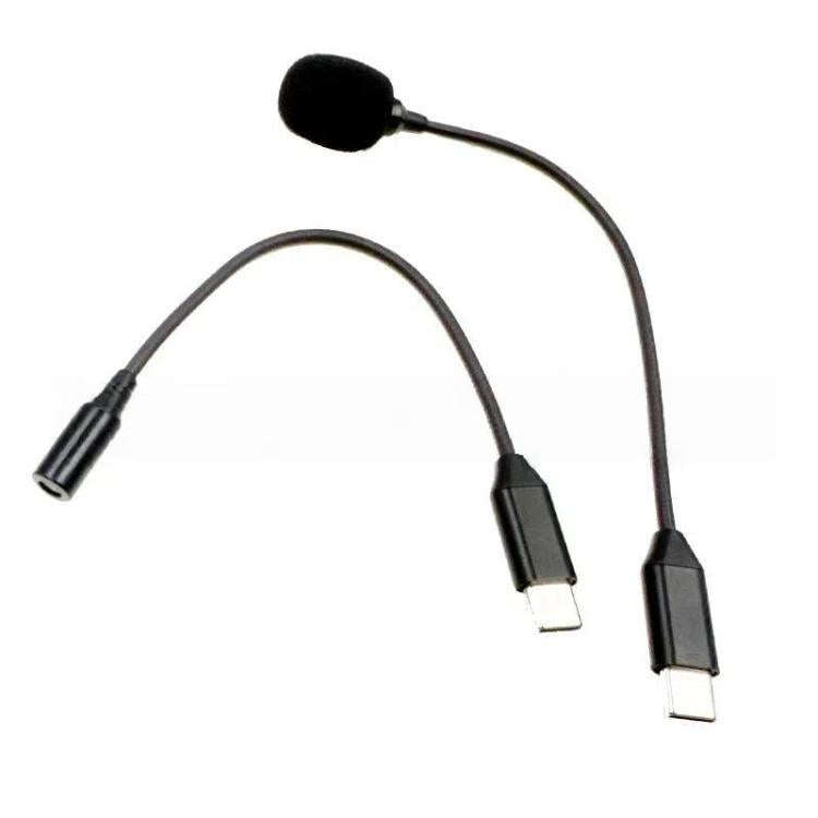 USB-C/Type-C Plug-in Microphone Speaker Mode Without Unplugging, Plug & Play Instant Audio Output...