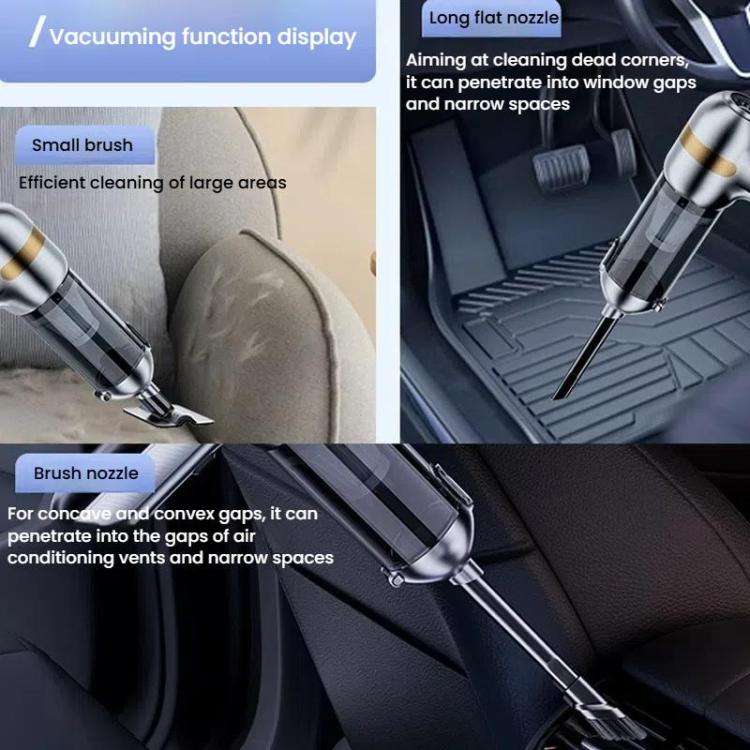 SUITU ST-6665 Pro Car Wireless Vacuum Cleaner High Power Portable Mini Handheld Blower Vacuum Cle...