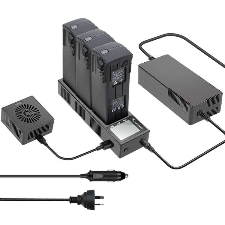 For DJI Mavic 3 YX Battery Charger Discharger Hub 3-in-1 Smart Charging Station With Color Screen...