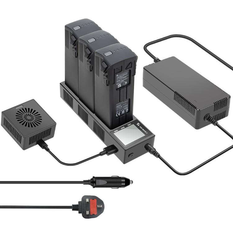 For DJI Mavic 3 YX Battery Charger Discharger Hub 3-in-1 Smart Charging Station With Color Screen...
