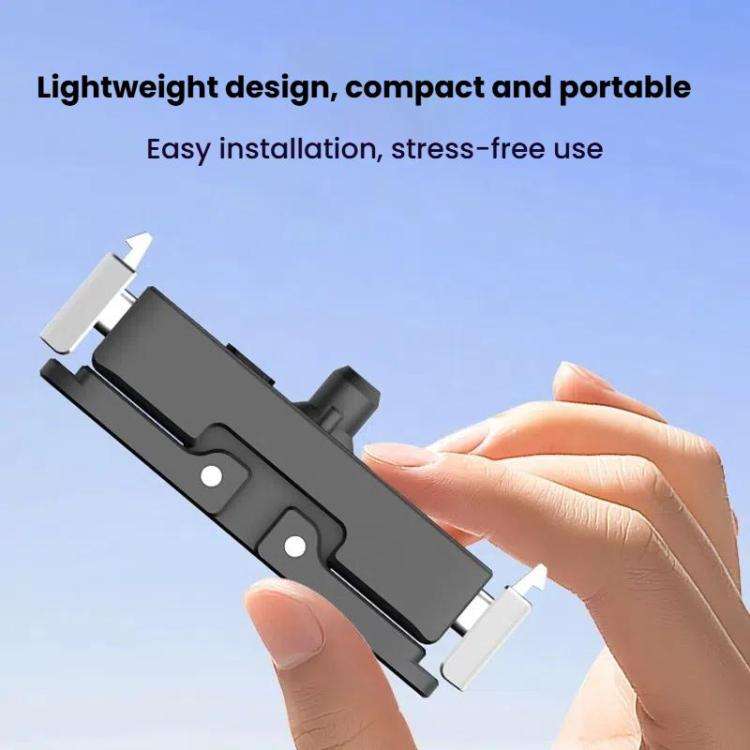 For GoPro HERO13 Black HEPAIL AC67 Magnetic Metal Quick Release Base
