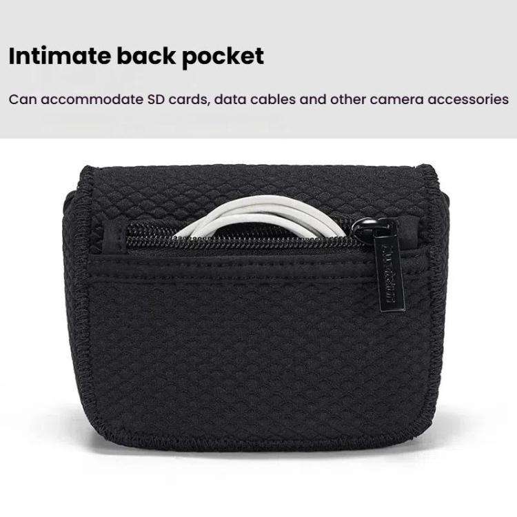 Cwatcun D200 Small Card Camera Bag Scratch-resistant Wear-resistant Portable Camera Bag(Black)