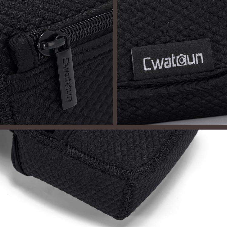Cwatcun D200 Small Card Camera Bag Scratch-resistant Wear-resistant Portable Camera Bag(Black)