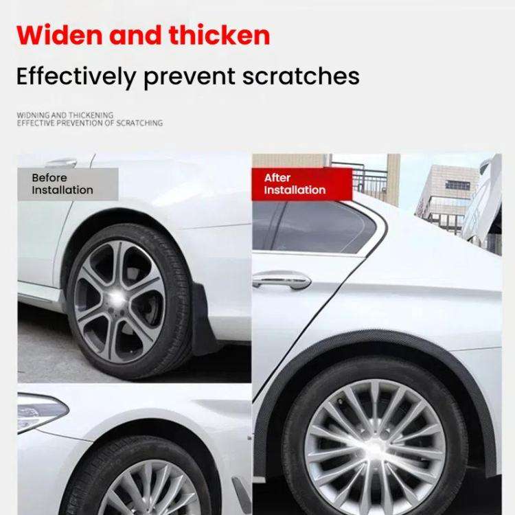 3.5cm Wide Self-Adhesive Car Wheel Arch Trim Protective Strip Anti-Scratch Guard for Vehicle Door...