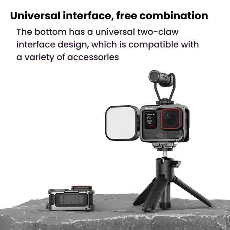 For Insta360 Ace / Ace Pro HEPAIL AC27 Metal Magnet Quick Release Base