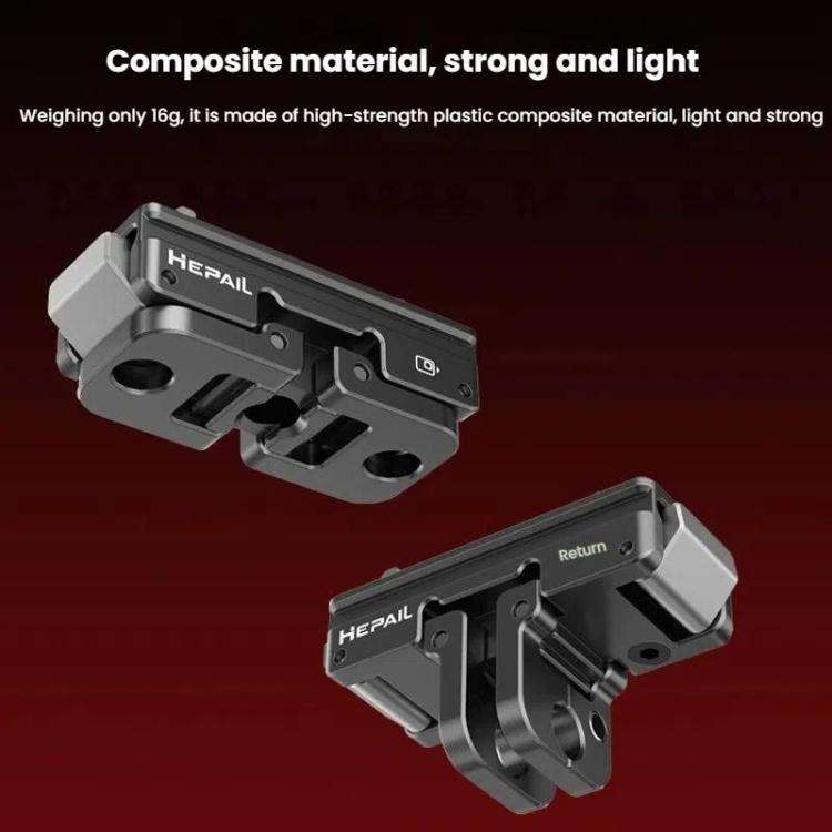 For Insta360 Ace / Ace Pro HEPAIL AC27 Metal Magnet Quick Release Base