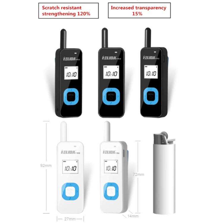 HELIDA T-M1 Mini Portable Rechargeable Two-Way Radio 22 Channels Compact Walkie Talkie US Plug Black