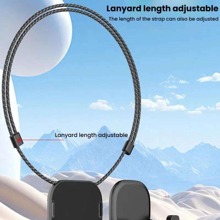 HEPAIL AC76 Action Camera Mobile Phone Magnetic Neck Strap Mount