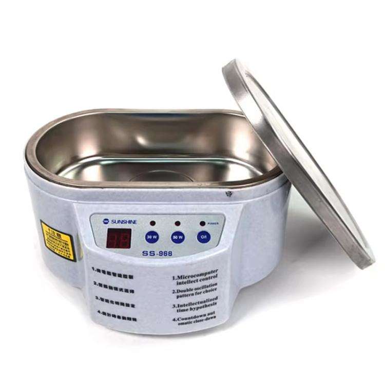 SUNSHINE 968 Mini Jewellery Glasses Cleaner Ultrasonic Cleaner EU Plug