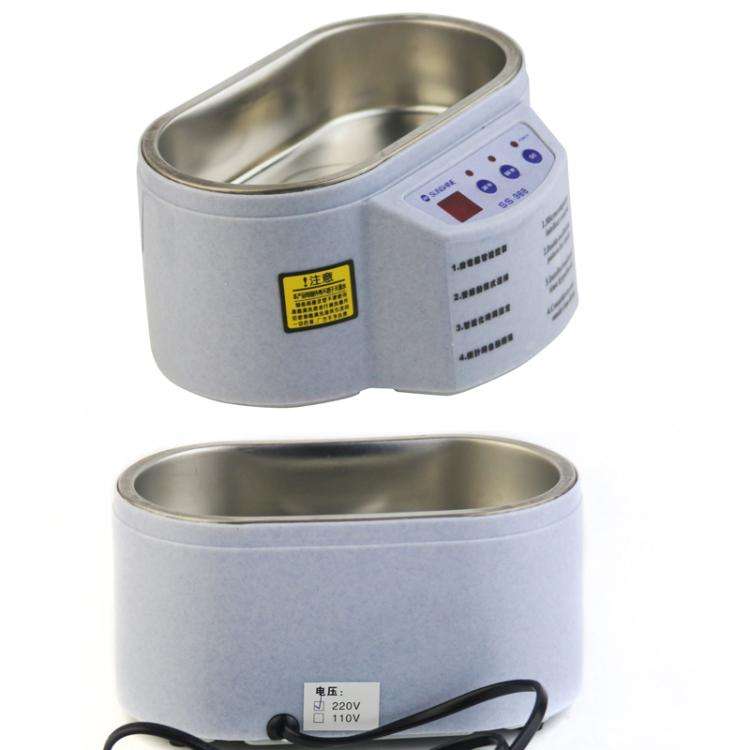 SUNSHINE 968 Mini Jewellery Glasses Cleaner Ultrasonic Cleaner EU Plug