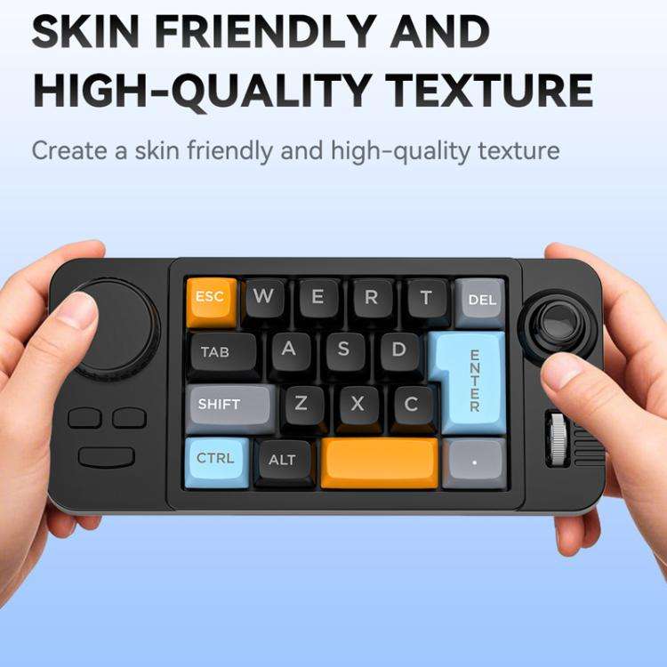 MKESPN  19-Key USB-C Wired Gaming Keyboard Macro Programmable Hot-Swappable Design with Control K...
