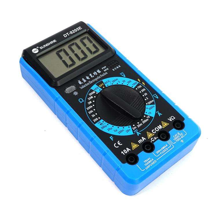 SUNSHINE DT-9205E High-Precision Digital Multimeter For Measuring Current Voltage Portable Repair...