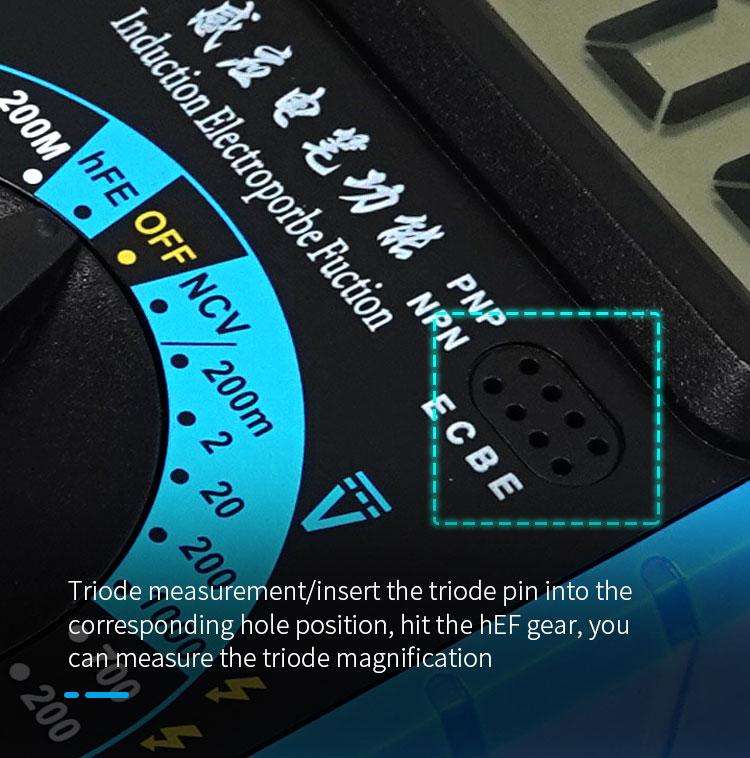 SUNSHINE DT-9205E High-Precision Digital Multimeter For Measuring Current Voltage Portable Repair...