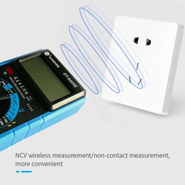 SUNSHINE DT-9205E High-Precision Digital Multimeter For Measuring Current Voltage Portable Repair...