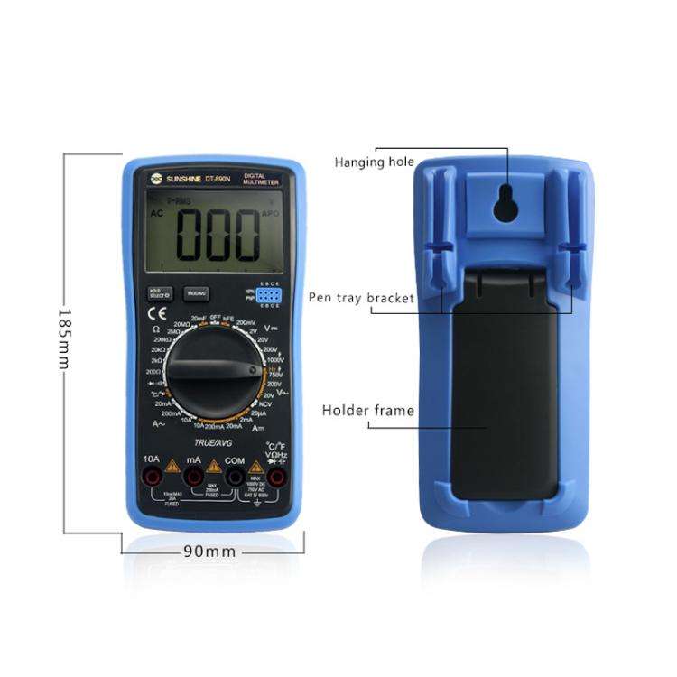 SUNSHINE DT-890N High-precision Digital Multimeter Portable Repair Meter With Burn Protection