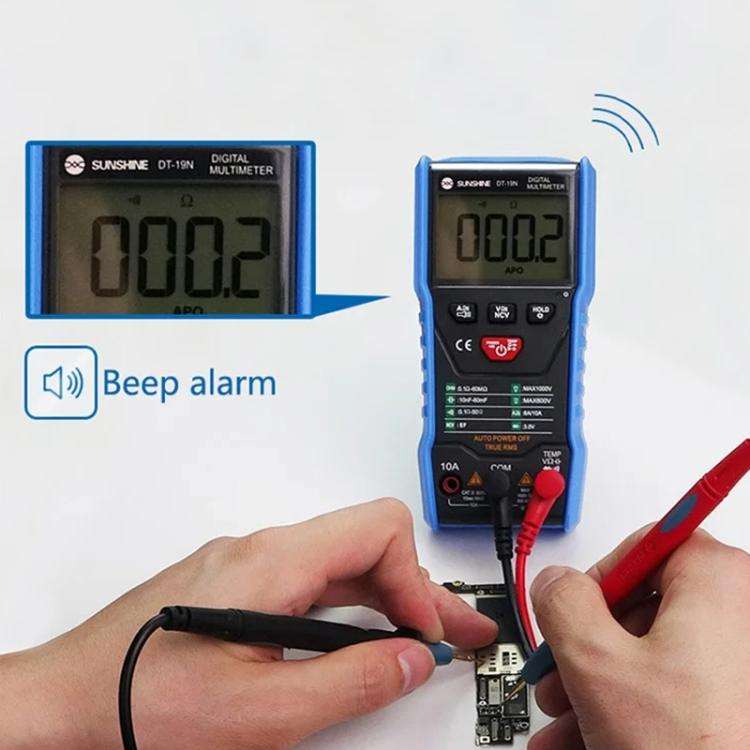 SUNSHINE DT-19N Mini Smart Digital Multimeter With LCD Display Repair Tool Tester