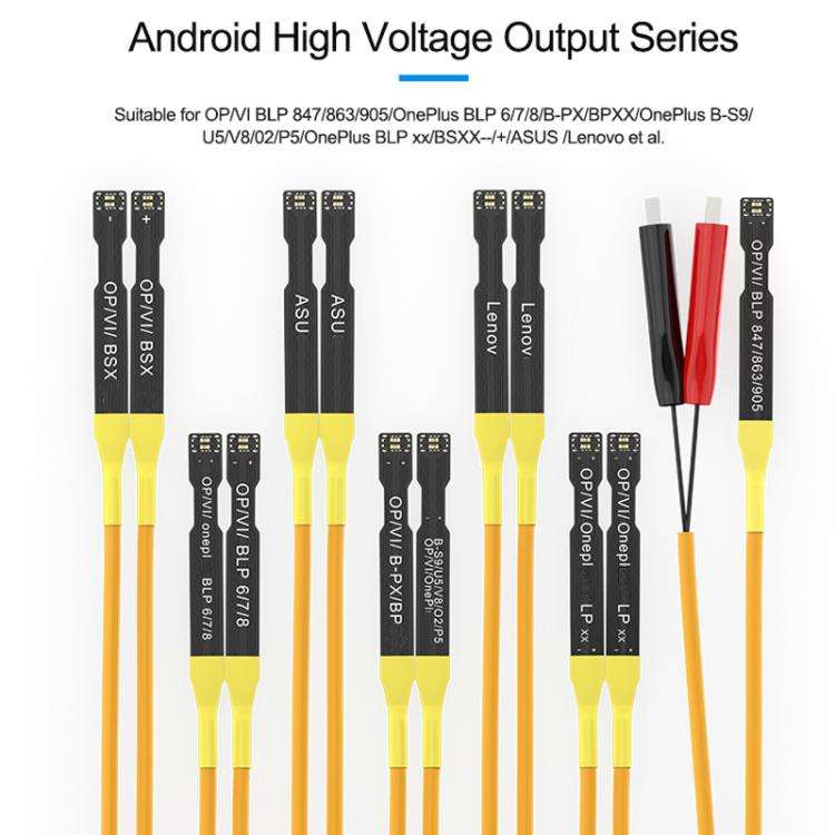 SUNSHINE SS-905H Android 8V High Voltage Power-On Cable Mobile Phone Repair Power Battery Cable