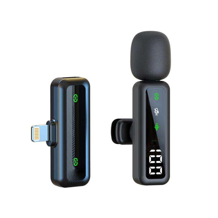 H67 8 Pin Single Mic Live Noise Reduction Video Shooting Mini Mobile Phone Microphone Digital Wir...