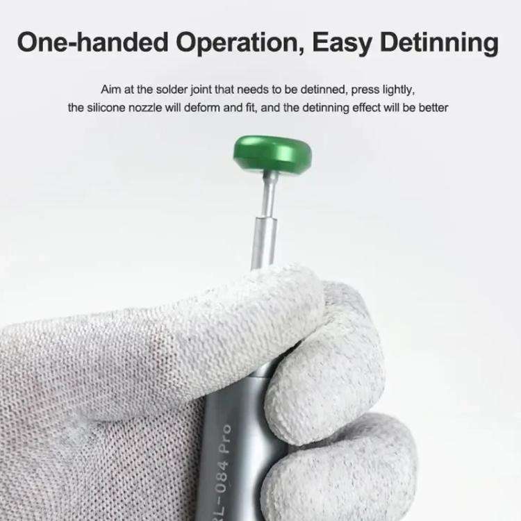 RELIFE RL-084 Pro Powerful Aluminium Alloy Solder Sucker Manual Solder Residue Sucker