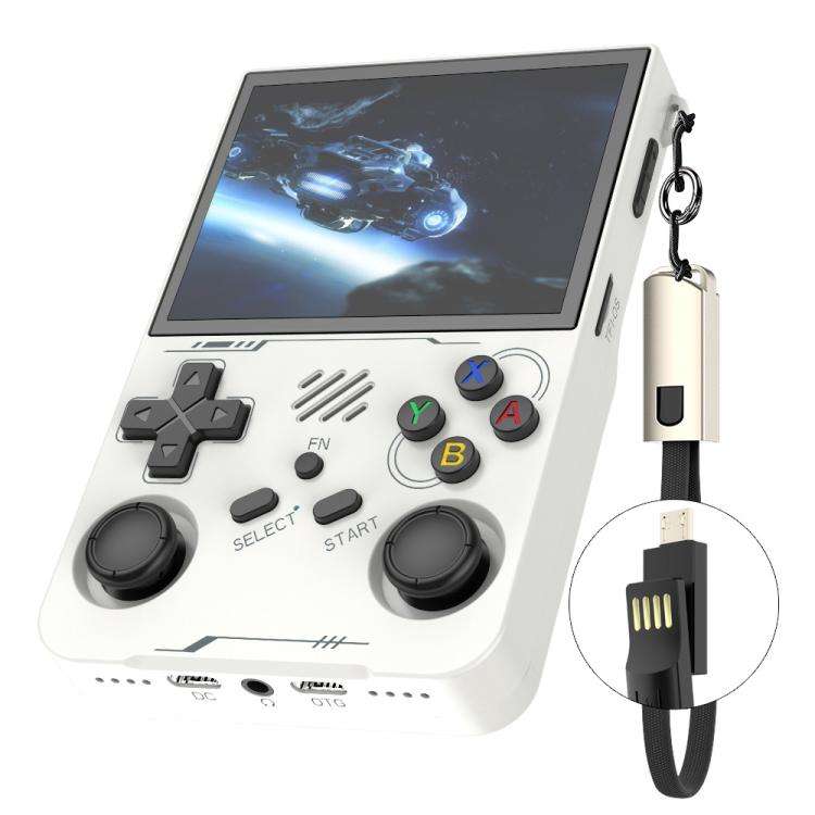 R36XX Dual-Band WiFi Handheld Game Console 3.5-Inch IPS HD Mipi Screen Open-Source Linux OS 128G(...