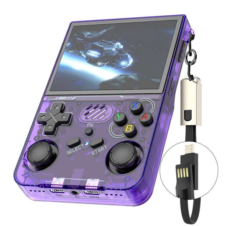 R36XX Dual-Band WiFi Handheld Game Console 3.5-Inch IPS HD Mipi Screen Open-Source Linux OS 128G(...