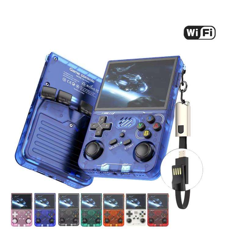 R36XX Dual-Band WiFi Handheld Game Console 3.5-Inch IPS HD Mipi Screen Open-Source Linux OS 128G(...