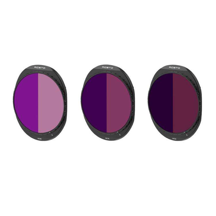 For DJI Mavic 4 Pro RCSTQ Lens Filter, Style: ND8/PL+ND16/PL+ND32/PL
