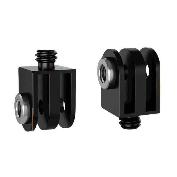 TFSM064 Three-Slot Adapter Camera Cage 360-Degree Rotating Connector Tripod 1/4 Inch Adapter