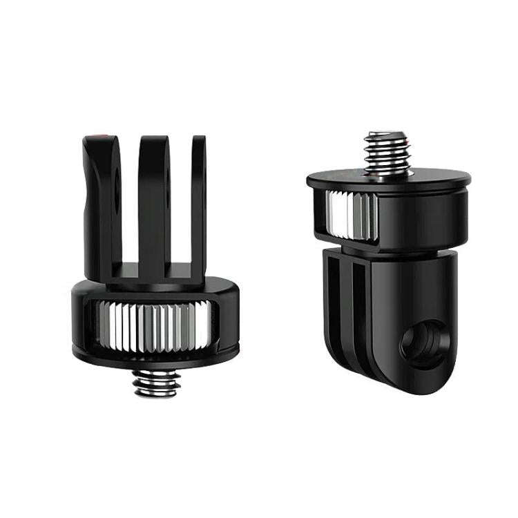 TFSM065 Three-Slot Adapter Camera Cage 360-Degree Rotating Connector Tripod 1/4 Inch Adapter