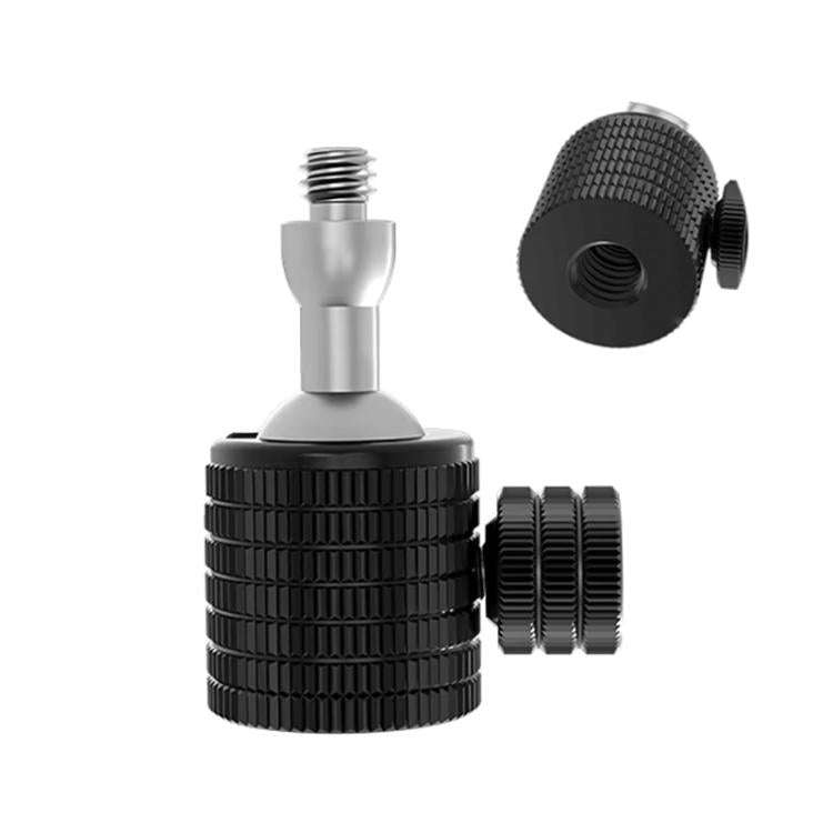 Q2 3/8 Female To 1/4 Male Universal Mini Ball Head Adapter Mount Aluminium Alloy Mobile Phone Cam...