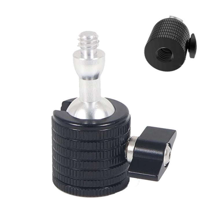Q2-B 3/8 Female To 1/4 Male Universal Mini Ball Head Adapter Mount Aluminium Alloy Mobile Phone C...