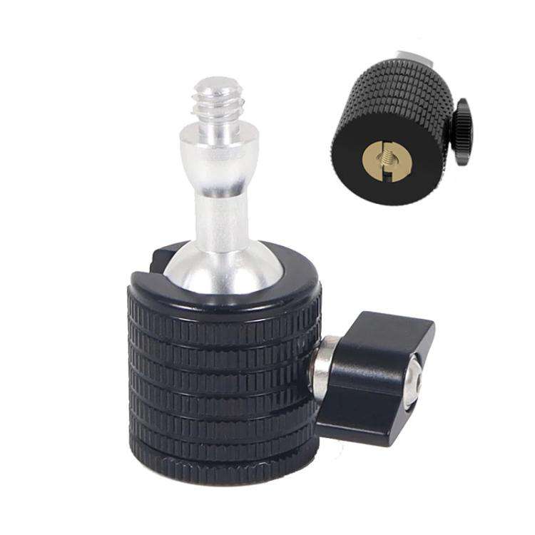 Q3-B M4 Female To 1/4 Male Universal Mini Ball Head Adapter Mount Aluminium Alloy Mobile Phone Ca...