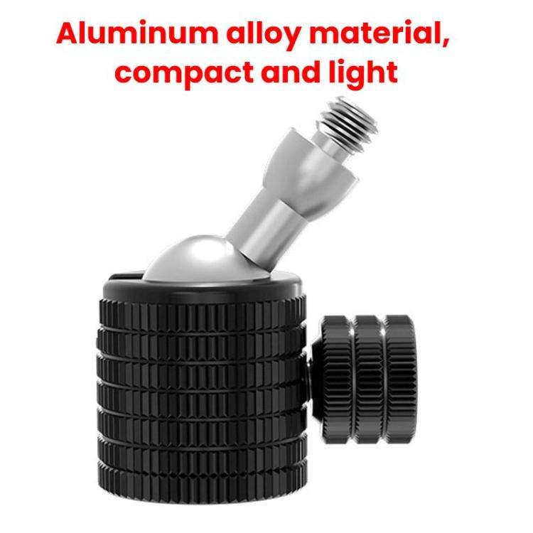 Q1-B 1/4 Female To 1/4 Male Universal Mini Ball Head Adapter Mount Aluminium Alloy Mobile Phone C...