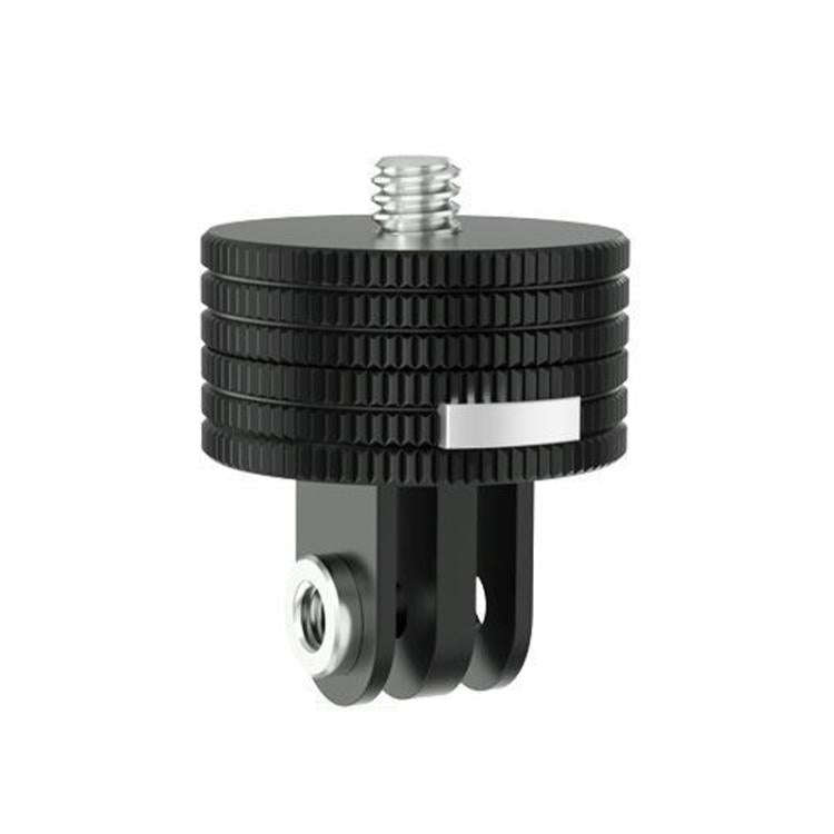 TFSM104 1/4 Male To 3-page Card Slot Action Camera Quick Release Adapter Tripod Accessories