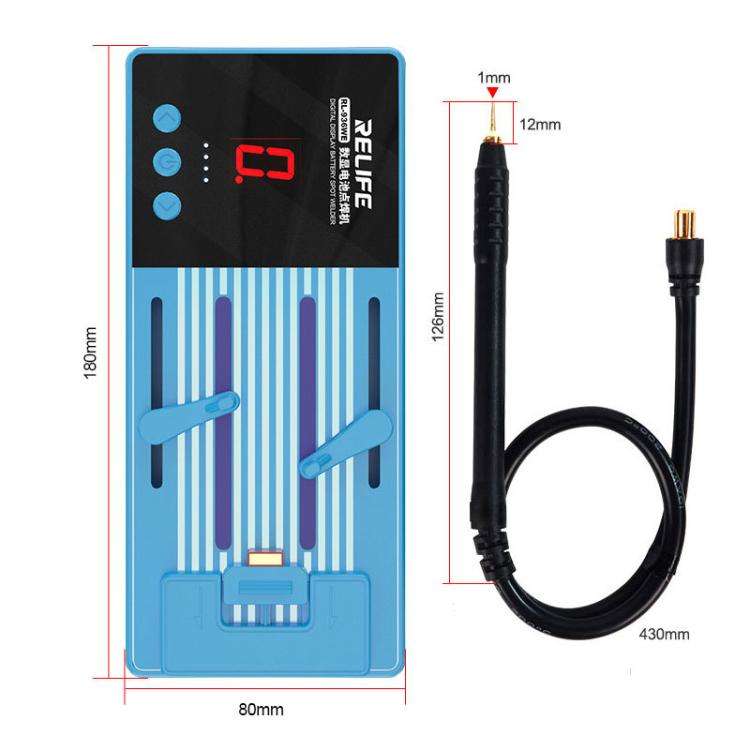 RELIFE RL-936WE Digital Display Battery Spot Welder Small Portable Repair Lithium Battery Spot We...