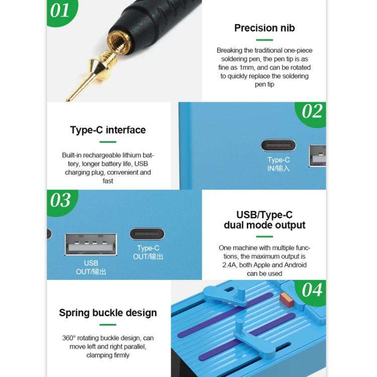RELIFE RL-936WE Digital Display Battery Spot Welder Small Portable Repair Lithium Battery Spot We...