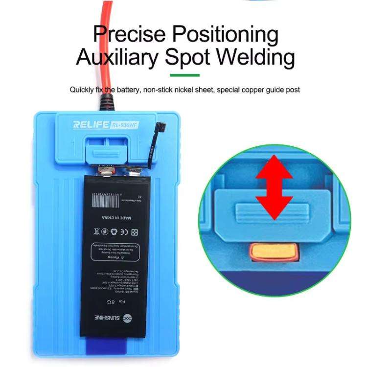 RELIFE RL-936WF Battery Spot Welding Fixture Anti-static Mobile Phone Battery Holder