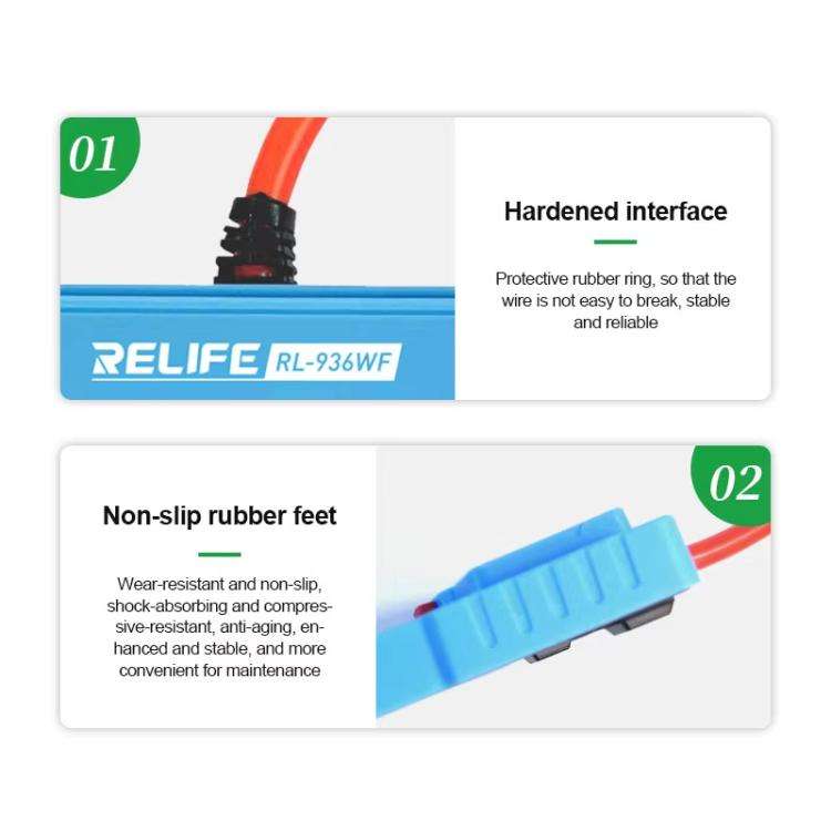 RELIFE RL-936WF Battery Spot Welding Fixture Anti-static Mobile Phone Battery Holder