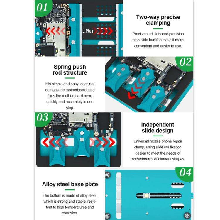 RELIFE RL-601L Plus Motherboard Repair Platform Multifunctional Fixture High Temperature Resistan...