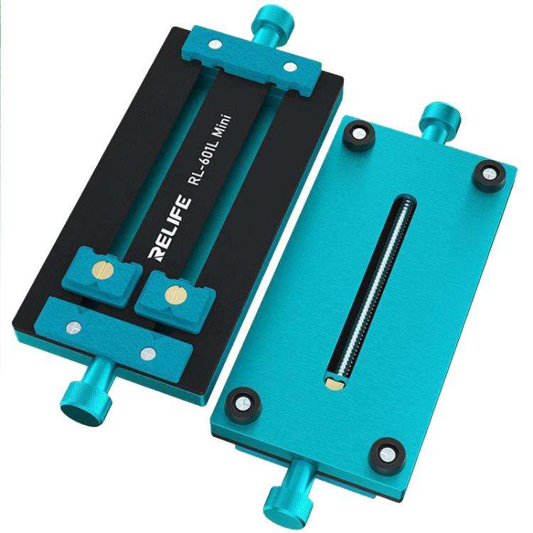 RELIFE RL-601L Mini Rotary Mobile Phone Motherboard Repair Multi-Use Card Holder High Temperature...