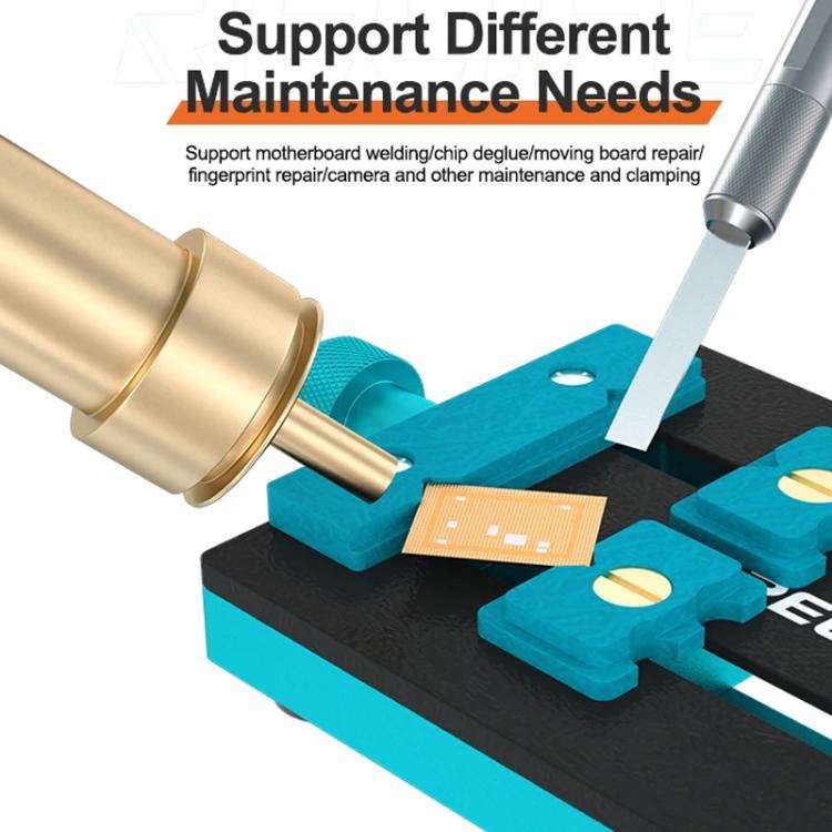 RELIFE RL-601L Mini Rotary Mobile Phone Motherboard Repair Multi-Use Card Holder High Temperature...